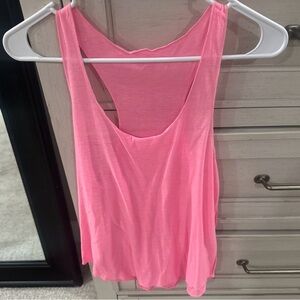 Juniors Mudd Pink Racerback Tank Top